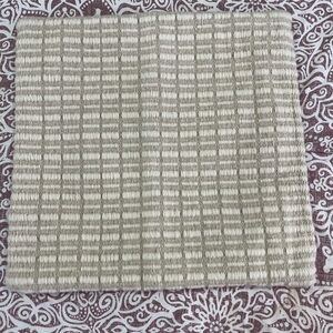 West Elm Ivory Beige Textured chunky wool Throw Pillow Cover